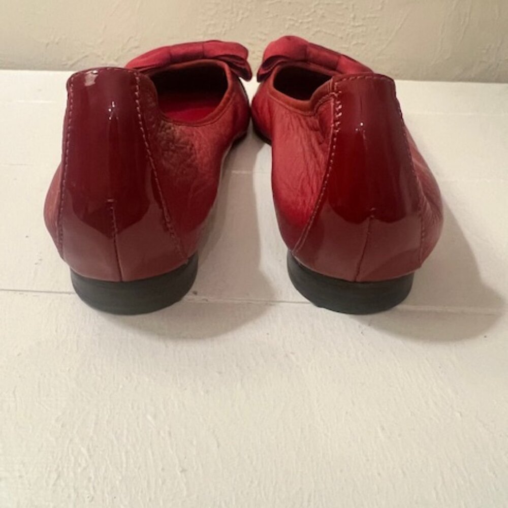 Brighton Red Flats with Embellishments - Picture 3 of 7